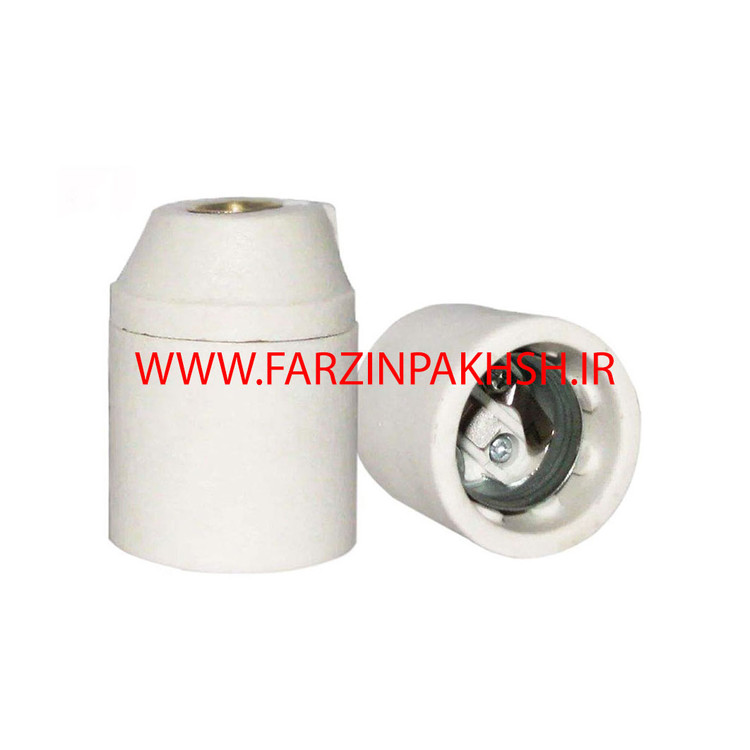 سرپیج سرامیکی E27 آویز دو تکه راکورد برنجی پارت الکتریک مدل 9071