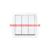 کلید سه پل روکار پارت الکتریک مدل شهاب 4062