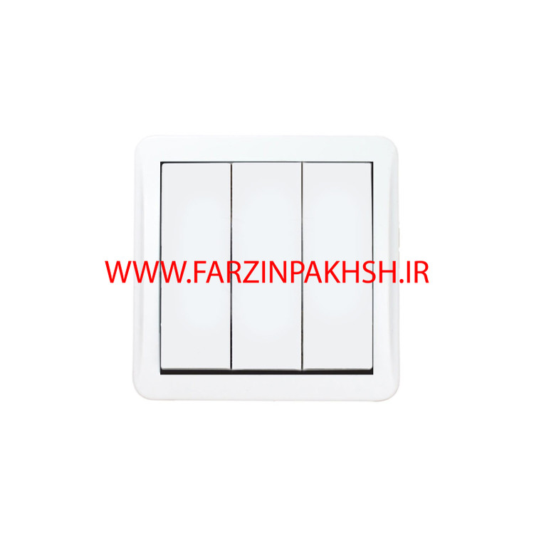 کلید سه پل روکار پارت الکتریک مدل شهاب 4062