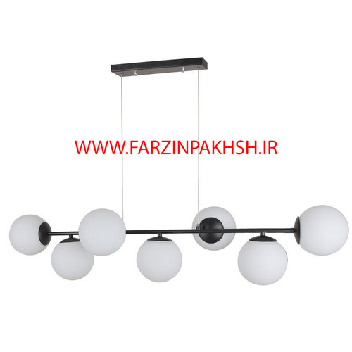 لوستر آویز ملکولی مدرن مشکی مدل Z_16