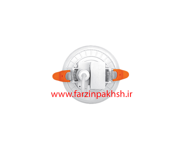 چراغ پنلی SMD IP65 توکار 7 وات دایره ای پارس شعاع توس مدل آبسان