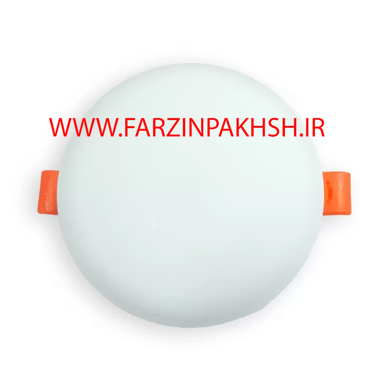 چراغ پنلی فول لایت فنر متحرک SMD توکار 10 وات دایره پرتو درخشان (GCC)
