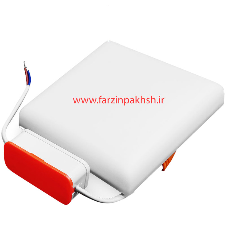 چراغ پنلی فول لایت فنر متحرک SMD توکار 12 وات مربع پرتو درخشان (GCC)