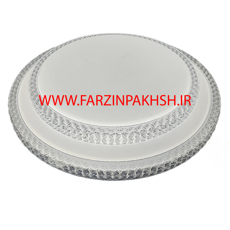 چراغ سقفی دوطبقه سه حالته SMD روکار 36 وات گرد مودی مدل کریستالی