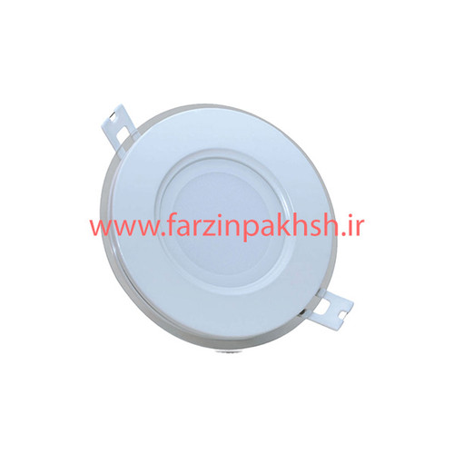 پنل LED دورشیشه ای توکار 8 وات پارس شهاب مدل نسترن