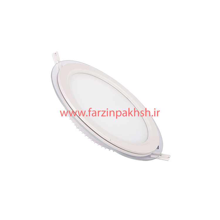 پنل LED دورشیشه ای توکار 12 وات پارس شهاب مدل نسترن