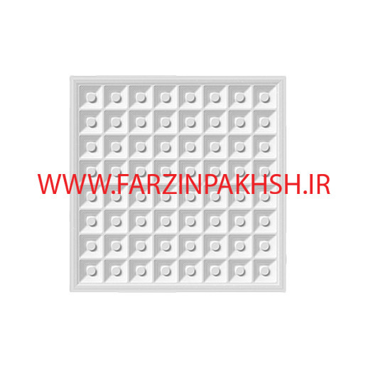پنل 60×60 روکار 80 وات مربعی پارس شعاع توس مدل ماتریس لایت