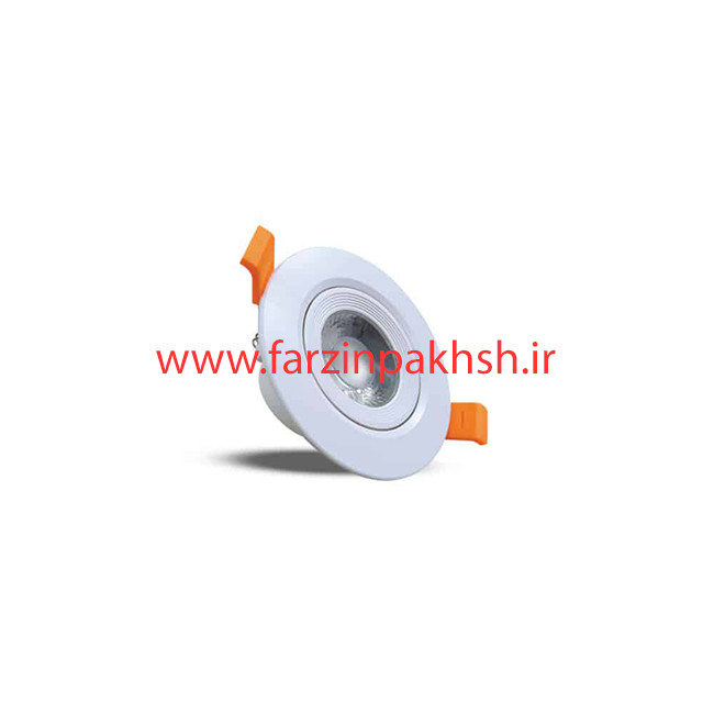 چراغ سقفی ال ای دی دایره ای توکار 6 وات پارس شهاب مدل K4