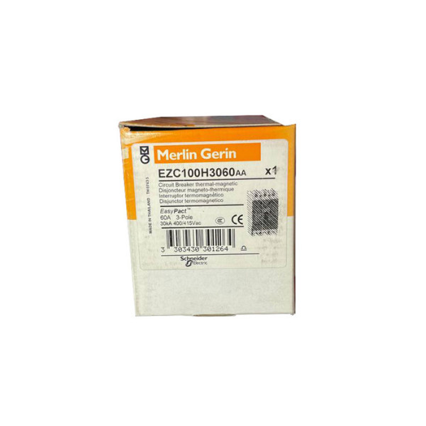 کلید اتوماتیک سه پل 60 آمپر اشنایدر مدل EasyPact EZC100H3060AA FIX