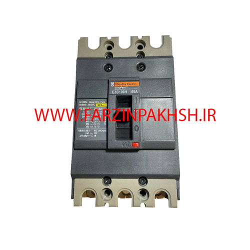 کلید اتوماتیک سه پل 60 آمپر اشنایدر مدل EasyPact EZC100H3060AA FIX
