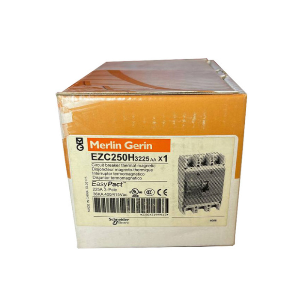 کلید اتوماتیک سه پل 225 آمپر اشنایدر مدل EasyPact EZC250H3225AA FIX