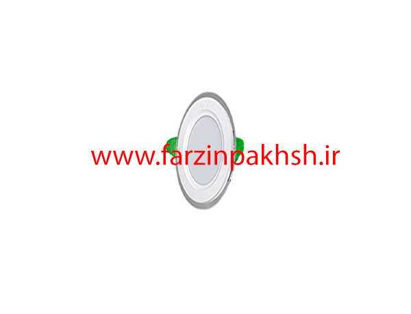 چراغ پنلی دورشیشه پرو گلاریس ۷ وات دایره پارس شعاع توس