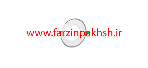 چراغ پنلی دورشیشه پرو گلاریس 9 وات دایره پارس شعاع توس