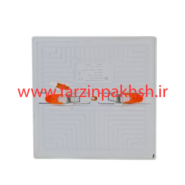 چراغ پنلی فول لایت فنر متحرک SMD توکار 36 وات مربع پارس شهاب مدل زنبق