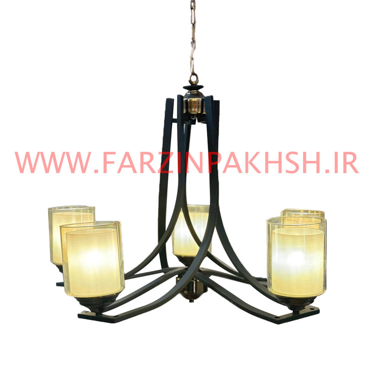 لوستر پدالی 5 شاخه مدل PN00140