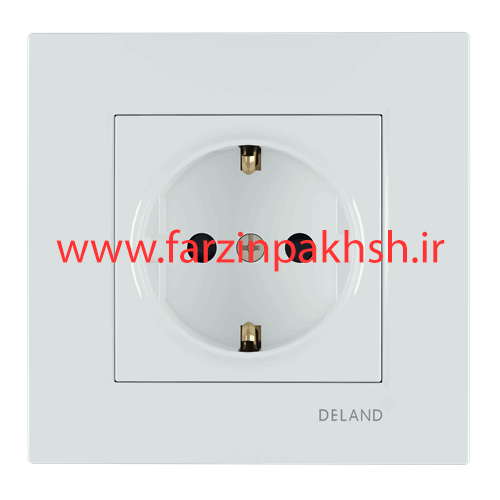 پریز ارت محافظ دار توکار دلند مدل آسا