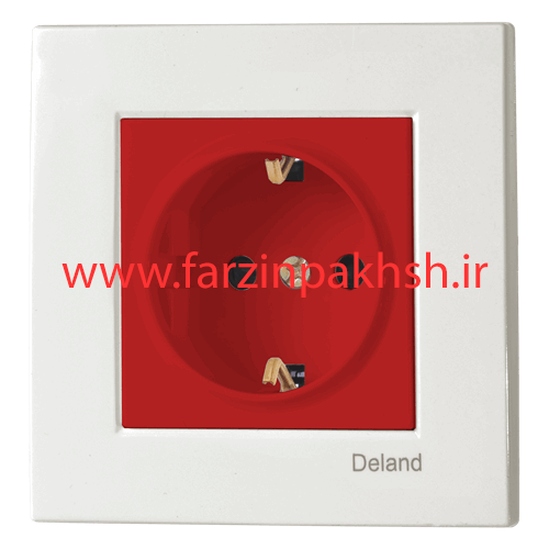 پریز ارت محافظ دار UPS توکار دلند مدل آسا