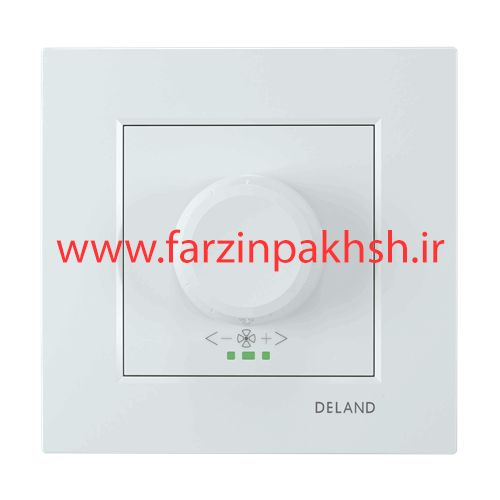 کلید دیمر فن (800W) توکار دلند مدل آسا
