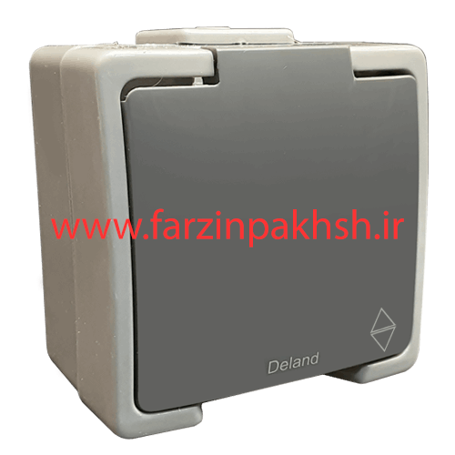 کلید تبدیل IP44 روکار دلند مدل سیلور