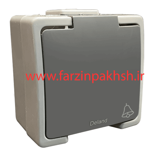 کلید زنگ IP44 روکار دلند مدل سیلور