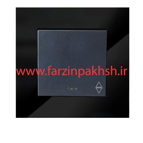 کلید تبدیل توکار دلند مدل آسا پلکسی مشکی