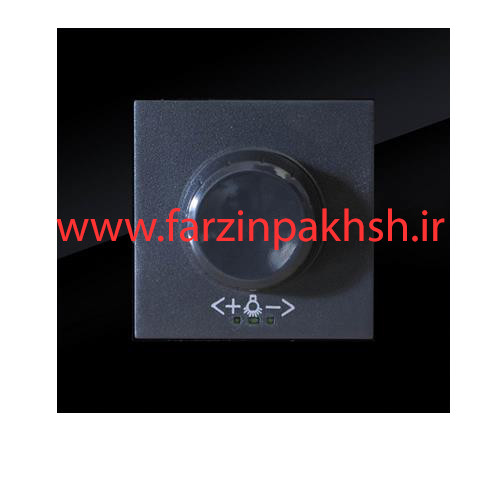 کلید دیمر لامپ توکار دلند مدل آسا پلکسی مشکی