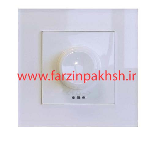 کلید دیمر لامپ توکار دلند مدل آسا پلکسی سفید