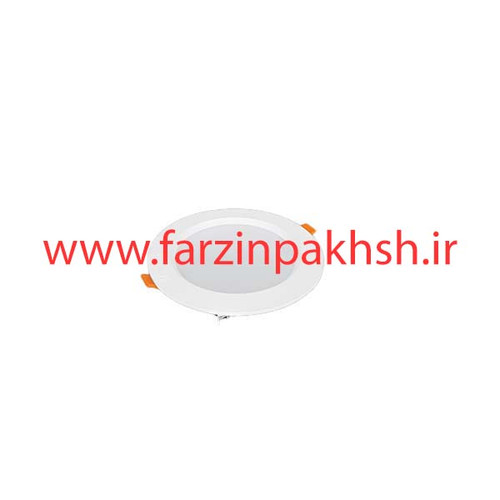 چراغ پنلی SMD توکار 12 وات دایره ای پارس شعاع توس مدل سولاریس