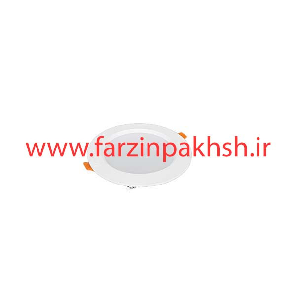 چراغ پنلی SMD توکار 12 وات دایره ای پارس شعاع توس مدل سولاریس