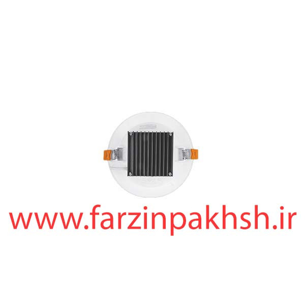 چراغ پنلی SMD توکار 12 وات دایره ای پارس شعاع توس مدل سولاریس