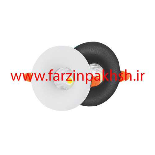 چراغ سقفی توکار 7 وات COB پارس شعاع توس مدل آمیتریس