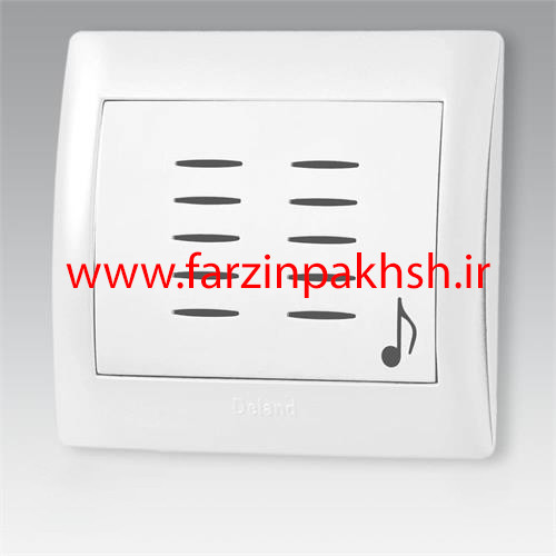 پریز زنگ ملودی توکار دلند مدل آریا سفید