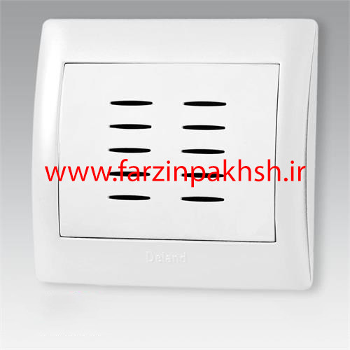 پریز زنگ اخبار (بیزر) توکار دلند مدل آریا سفید