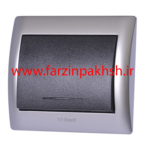 کلید یک پل توکار دلند مدل آریا رنگی