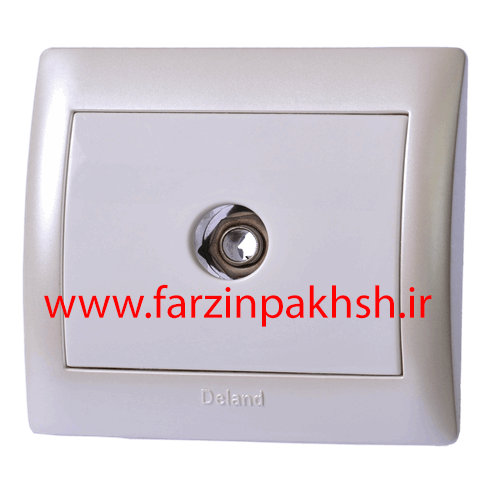 پریز فیش بلندگو توکار دلند مدل آریا با قاب رنگی