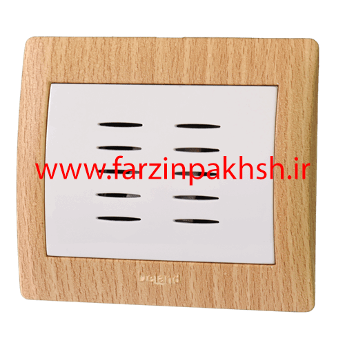 پریز زنگ اخبار (بیزر) توکار دلند مدل آریا با قاب رنگی