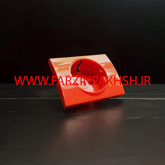 پریز قاب میانی ups توکار دلند مدل سیلور رنگ قرمز