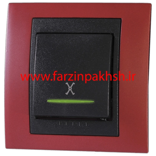 کلید کراکس(صلیبی) توکار دلند مدل سیلور رنگ آجری متالیک
