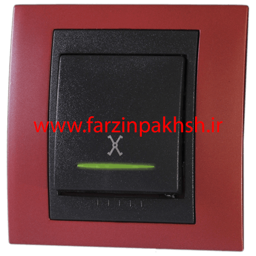 کلید کراکس(صلیبی) توکار دلند مدل سیلور رنگ آجری متالیک