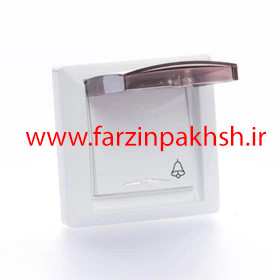 کلید شاسی زنگ دار توکار دلند مدل سیلور بارانی