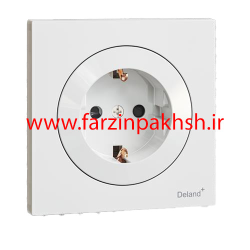 پریز ارت محافظ دار توکار دلند مدل آوا