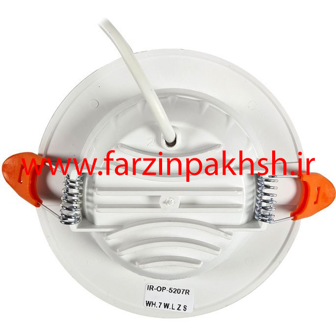 چراغ پنلی SMD توکار 7 وات اپتونیکا مدل 5207R