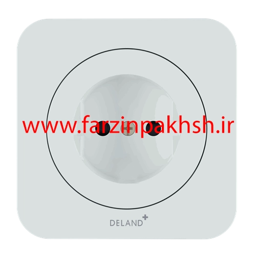 پریز برق محافظ دار توکار دلند مدل آدا