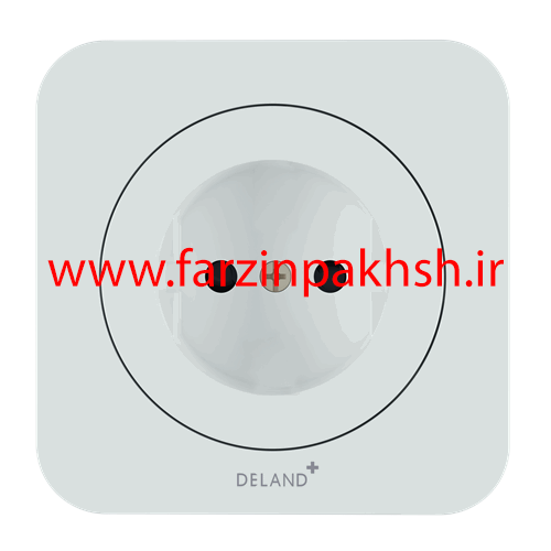پریز برق محافظ دار توکار دلند مدل آدا