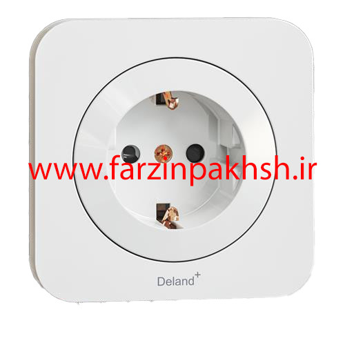 پریز برق فیش آنتن توکار دلند مدل آدا