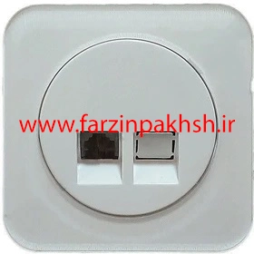 پریز سوکت شبکه cat6 توکار دلند مدل آدا
