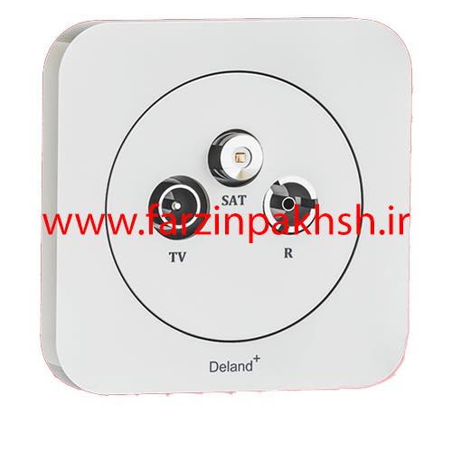 پریز فیش آنتن مرکزی توکار دلند مدل آدا