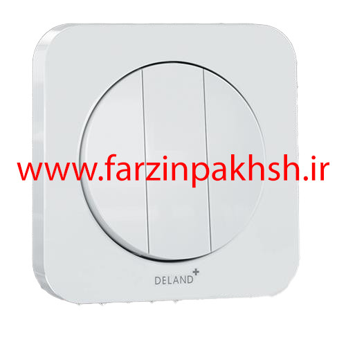 کلید سه پل توکار دلند مدل آدا