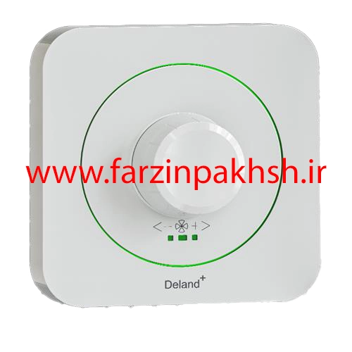 کلید دیمر فن (جدید) توکار دلند مدل آدا