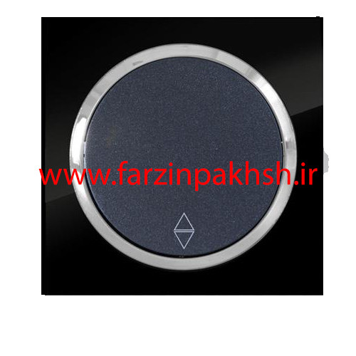کلید تبدیل توکار دلند مدل آوا پلکسی قاب مشکی